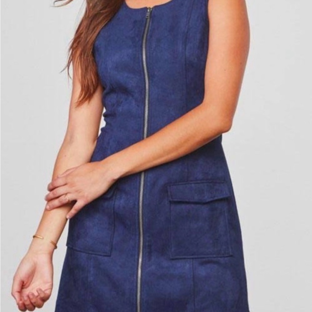 Jack by BB Dakota Blue Sleeveless Sheath Dress